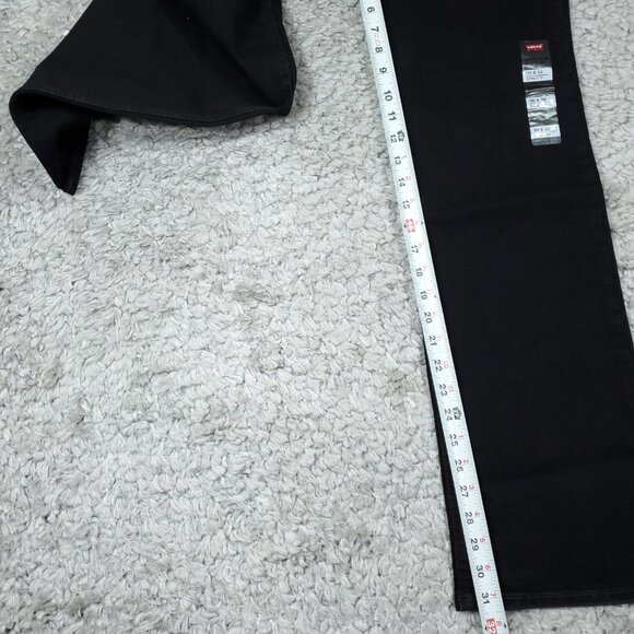 Levi's Superlow Bootcut Low Rise Y2K Stretch Jeans Black Size 30 x 32 90s - Picture 8 of 8